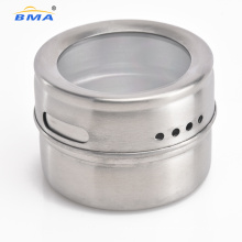 New Product Ideas Metal Jar Stainless Steel Spice Tins Salt and Pepper Shaker